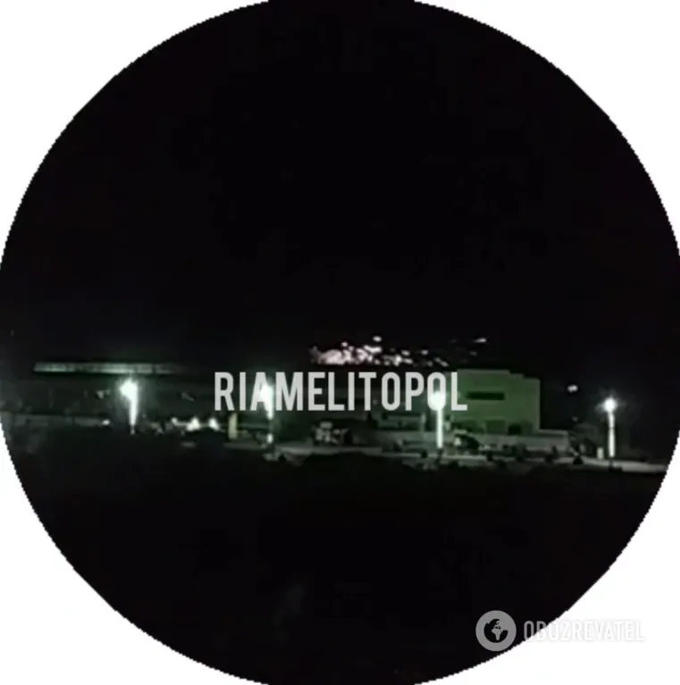 Взрыв в Мелитополе