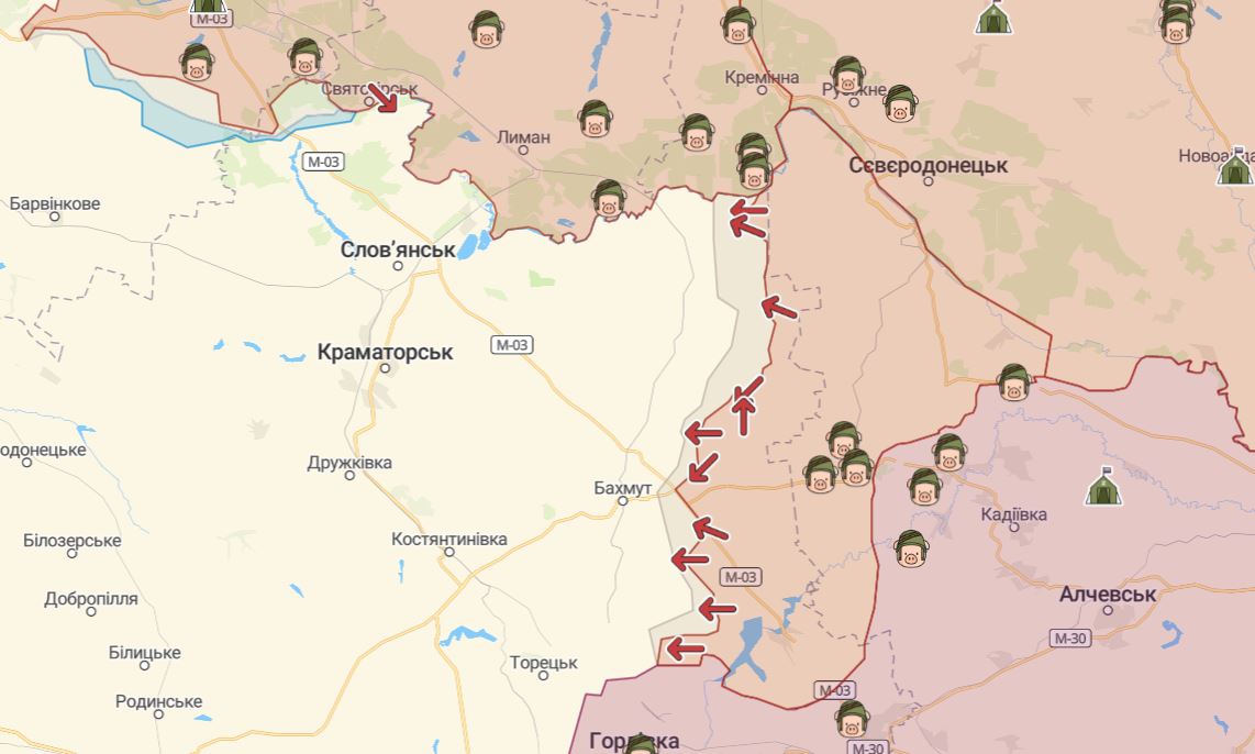 Карта війни на 15 серпня: свіжі дані про ситуацію на фронті