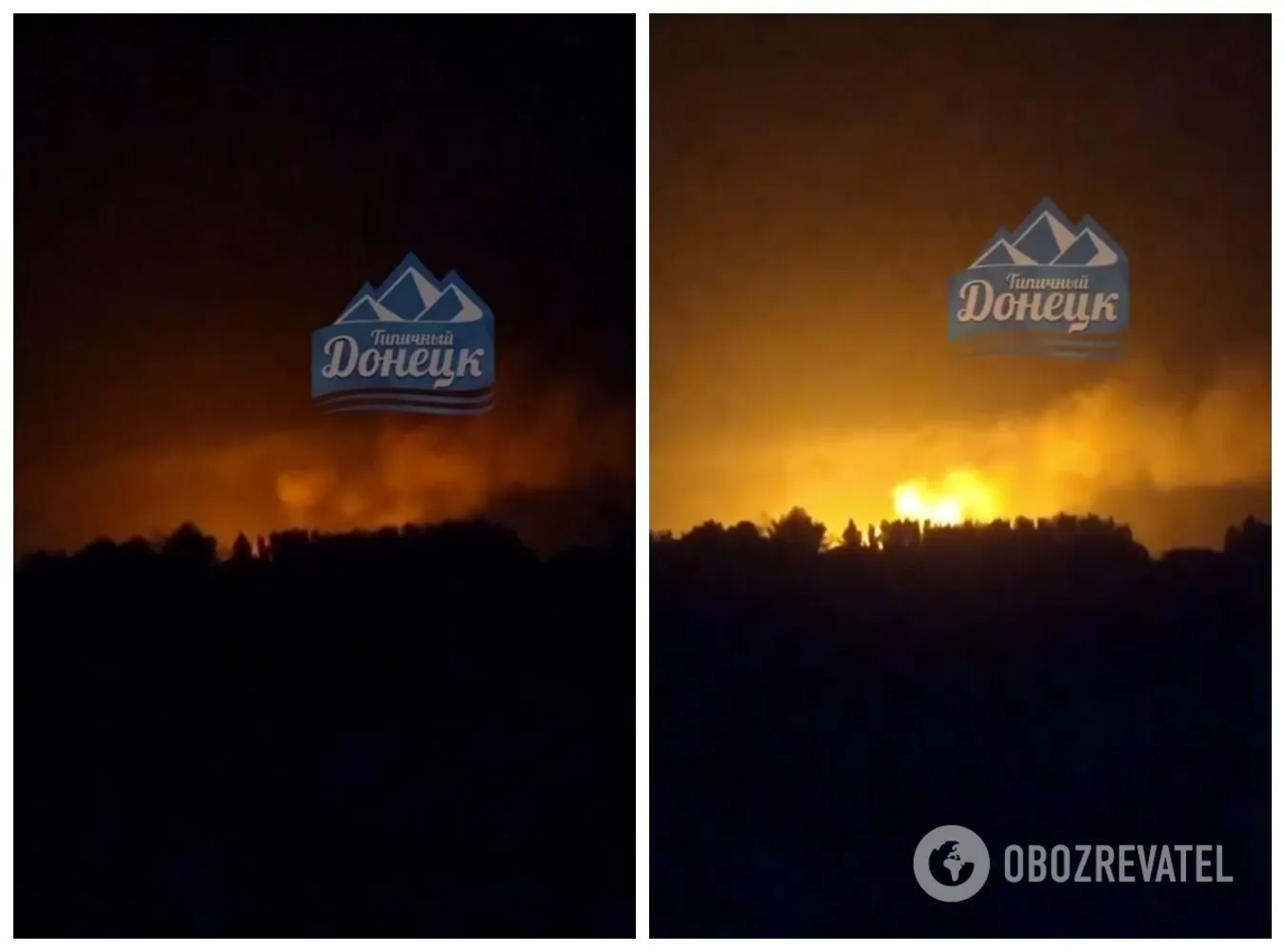 Детонация на военном складе в Амвросиевке dqxikeidqxidqeant