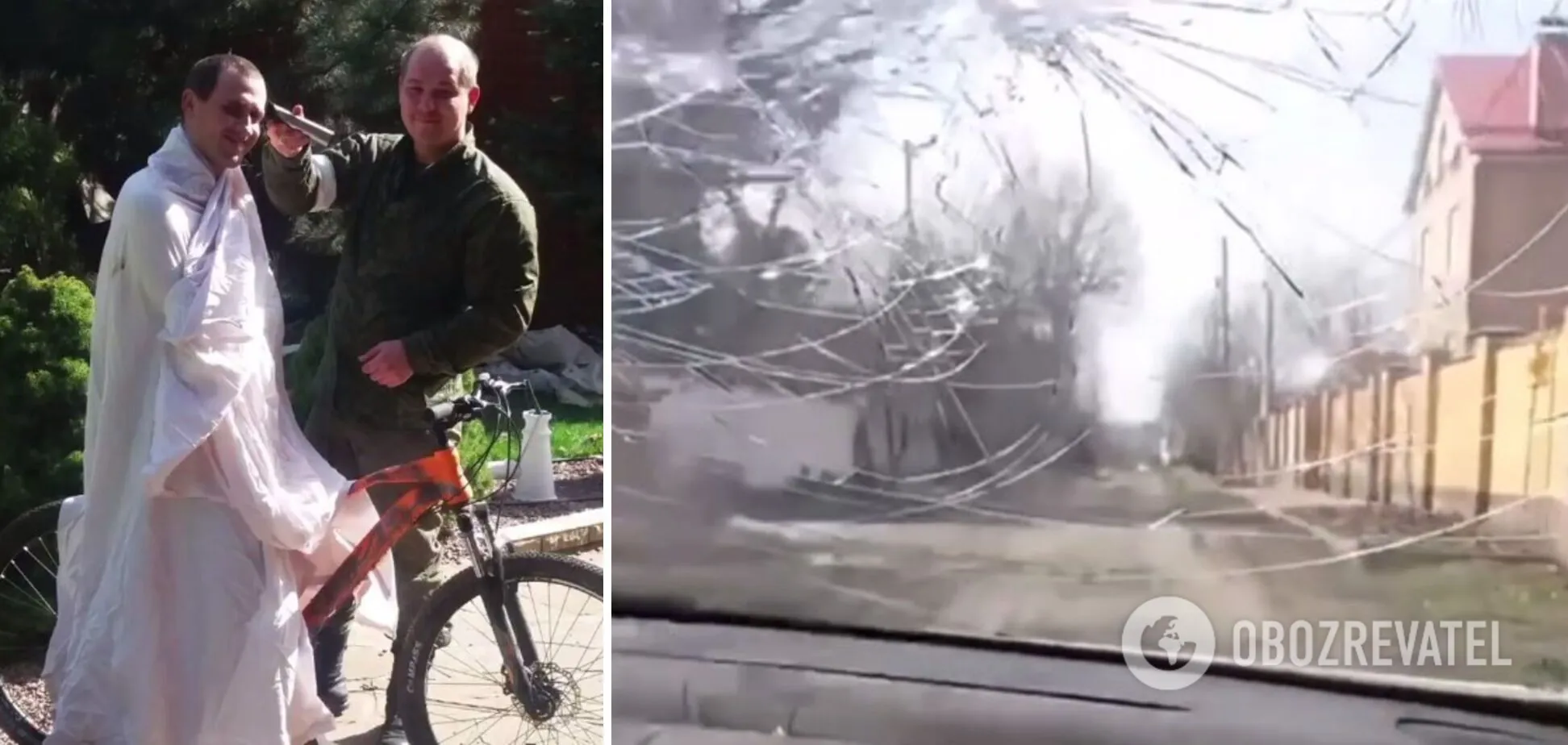 Российские военные всячески развлекались в захваченном доме украинки