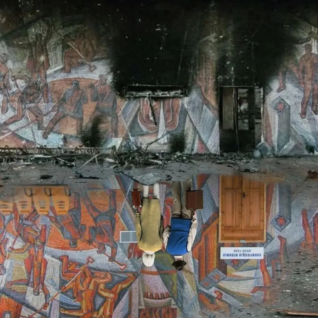 Раніше там були люди. Український дизайнер зворушив мережу фото до та після війни