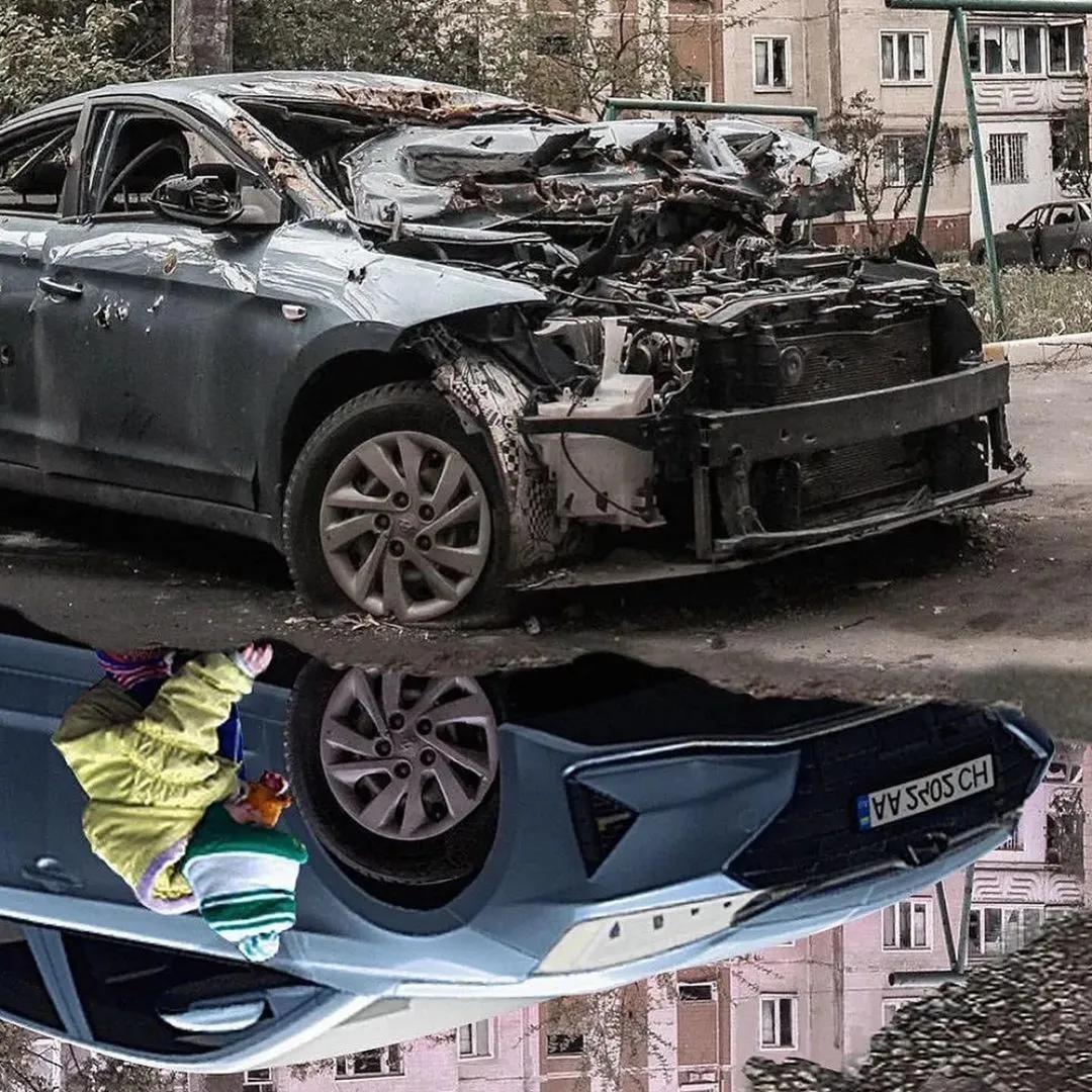 Раніше там були люди. Український дизайнер зворушив мережу фото до та після війни