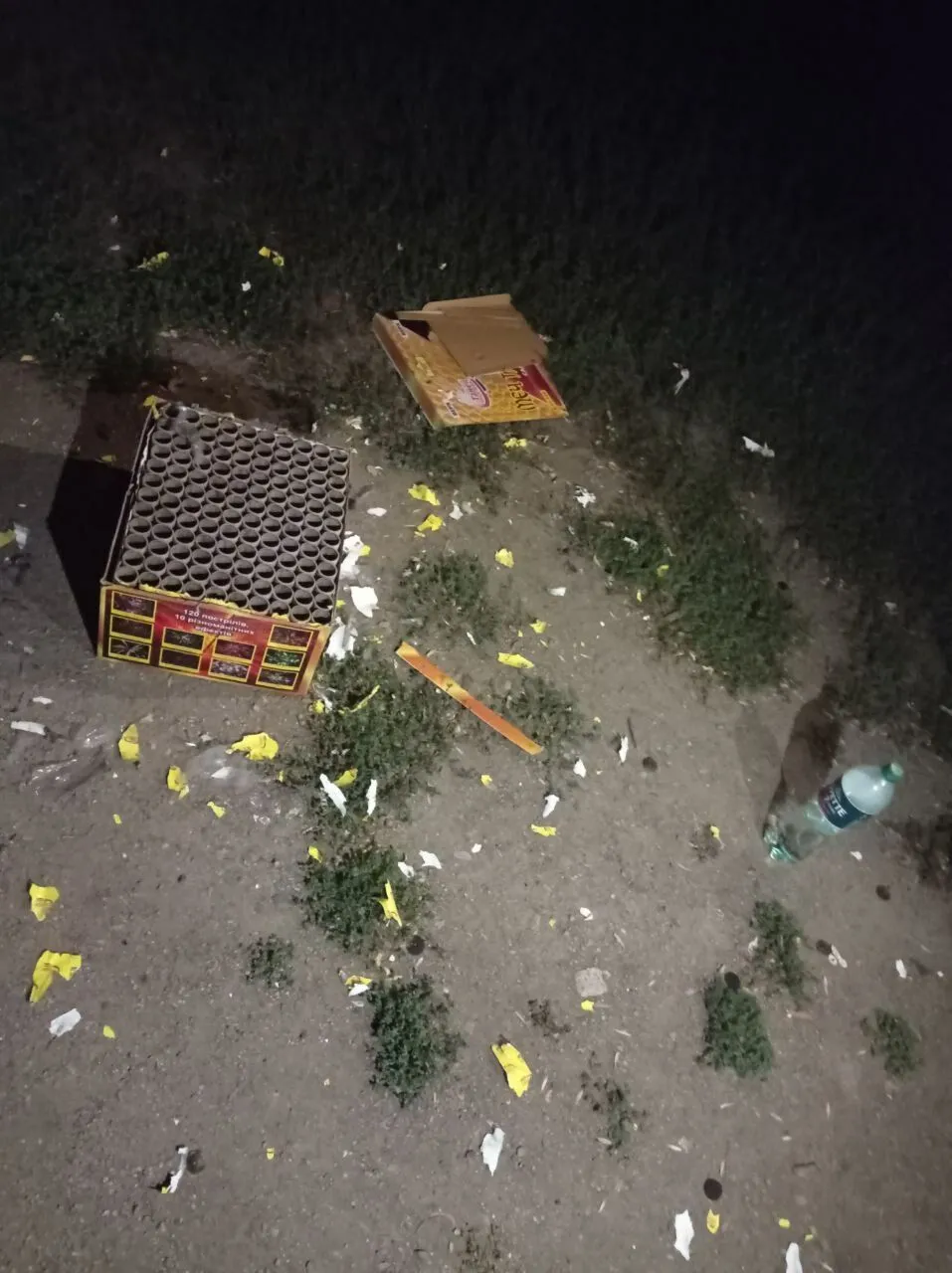 Салют запустили у парку dqxikeidqxidqeant