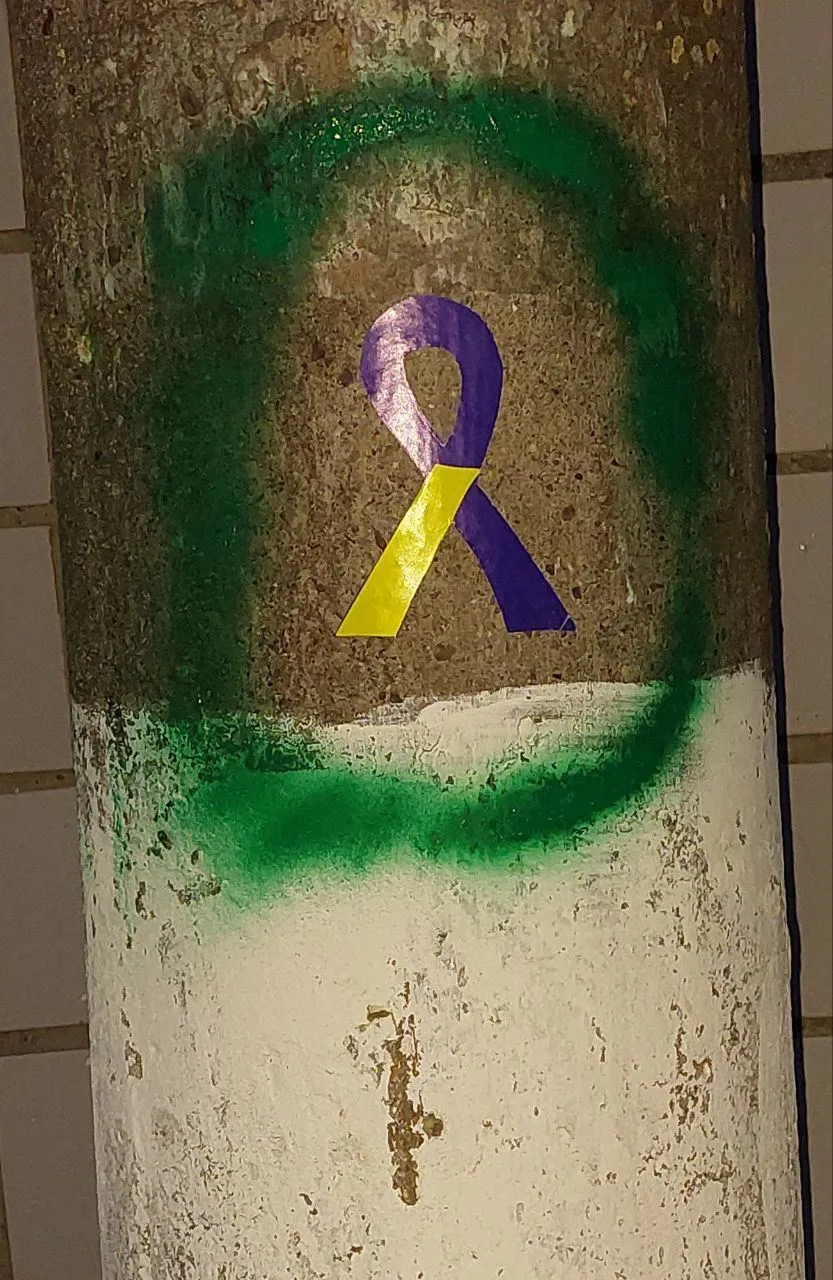 У різних куточках міста можна побачити українську символіку