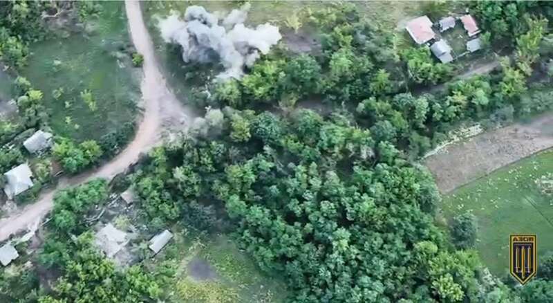 В поселке Терновая уничтожен вражеский склад и 38 захватчиков