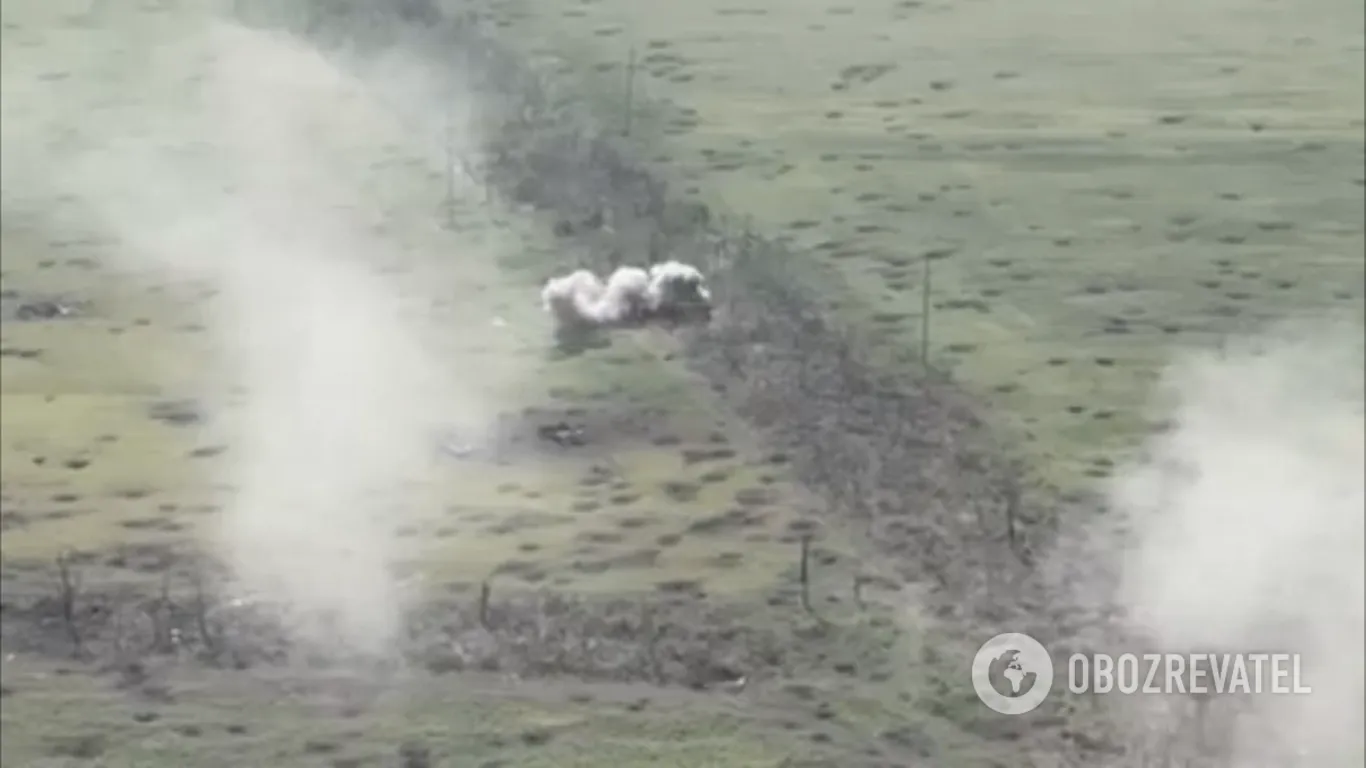 ЗСУ ліквідували бронемашину армії РФ разом із екіпажем