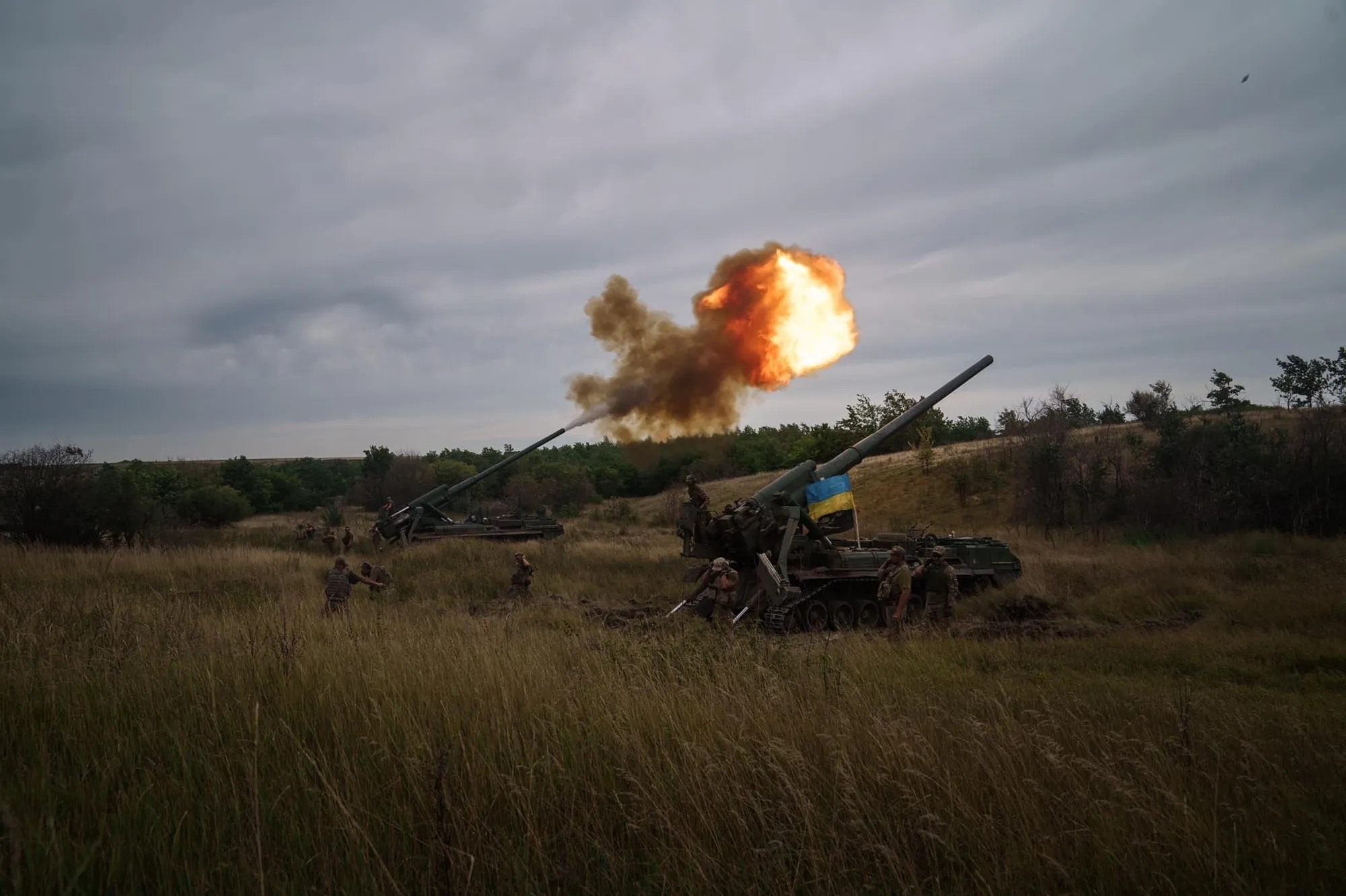 ’’Буде тобі, вороже, як арта скаже’’: ЗСУ показали яскраві кадри ударів по ворогові. Фото