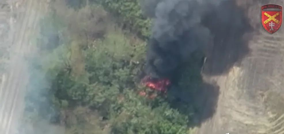 Працює артилерія! В ЗСУ показали, як знищили ’’Гіацинт Б’’ і боєприпаси ворога. Відео