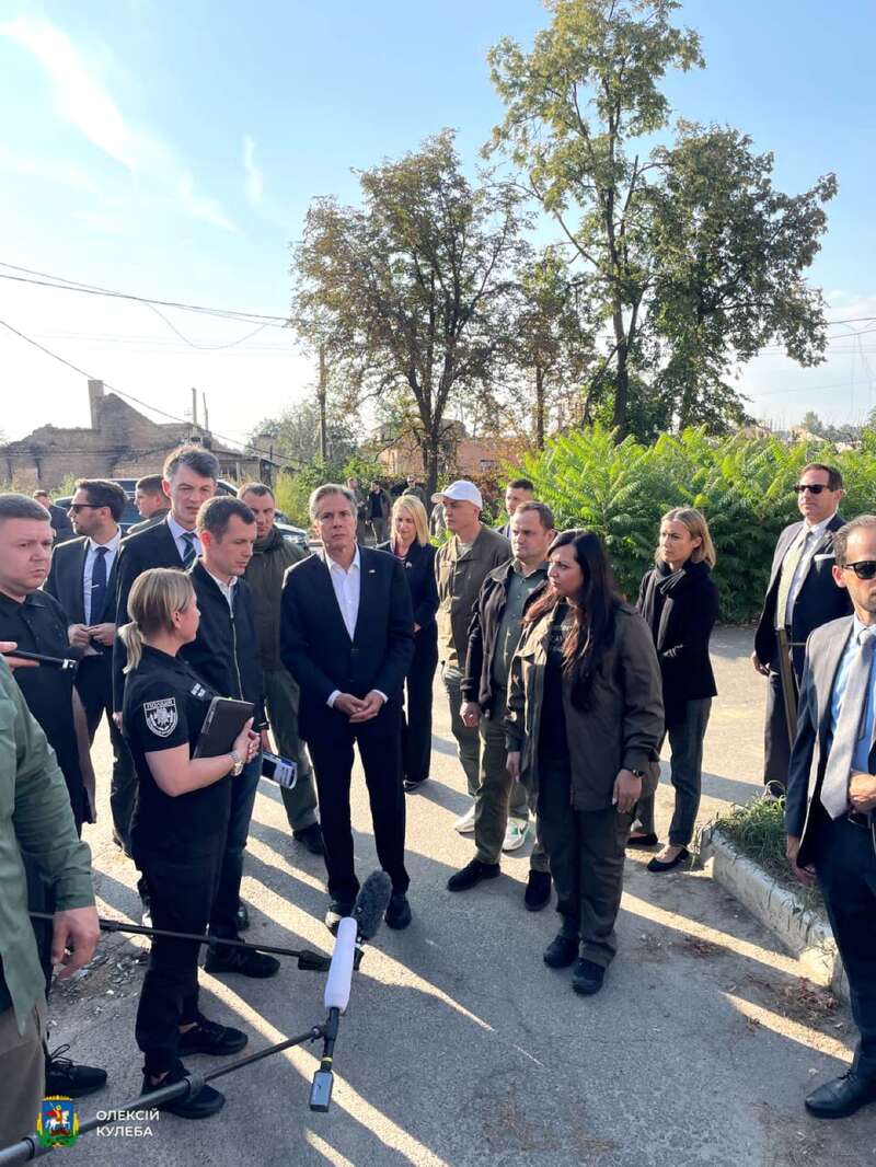 Блинкен в Ирпене, фото 2