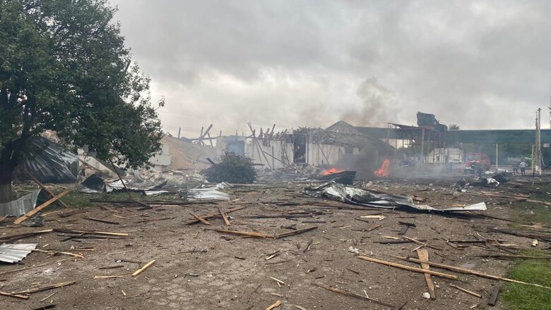 Последствия вражеского ракетного удара по Вознесенску 01