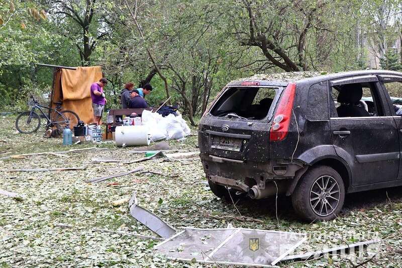Наслідки обстрілу Селидове