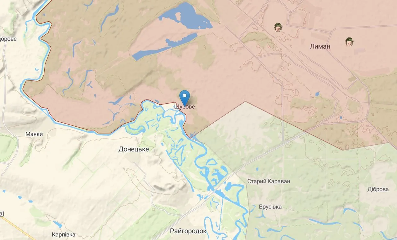 Щурове на карті