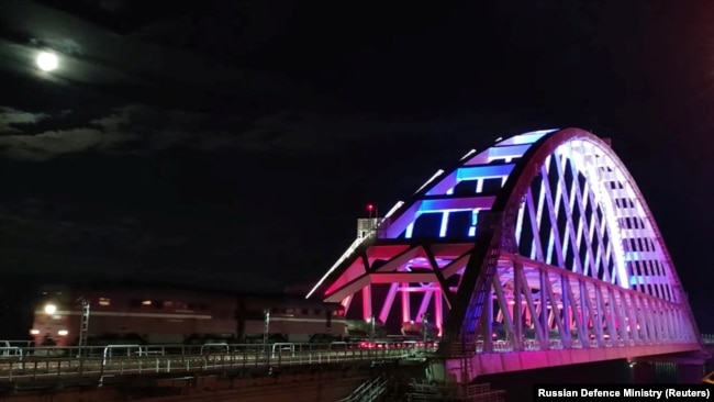 Україна. Крим. Керченський міст. 16 лютого 2022 року