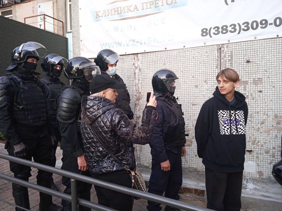 протесты в Новосибирске