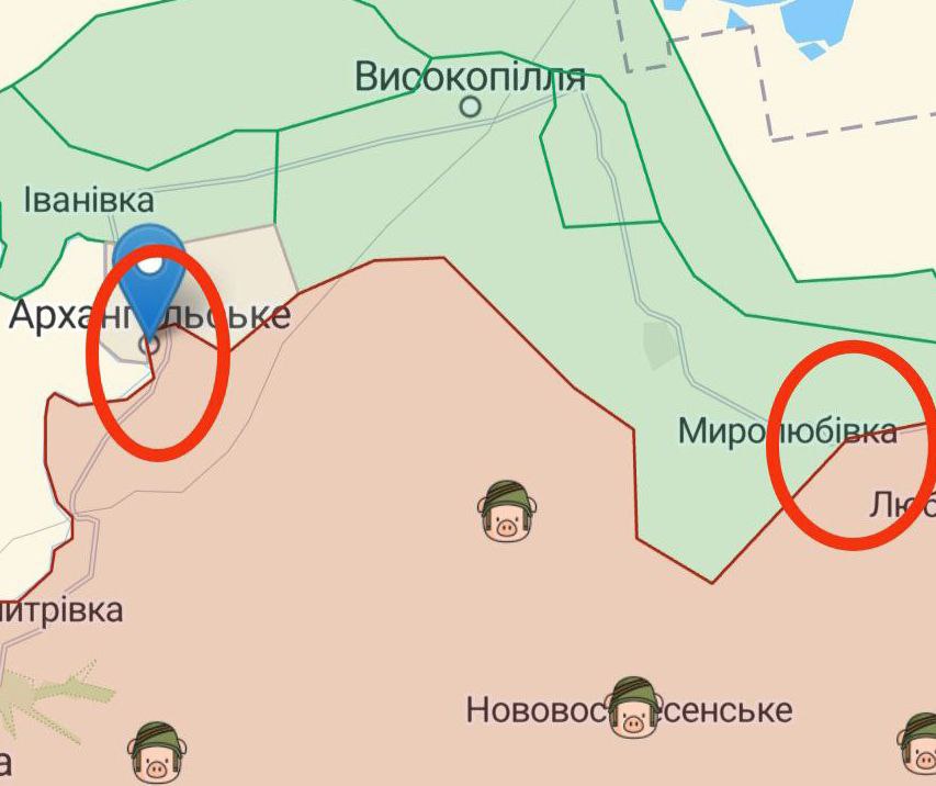 Президент підтвердив звільнення Архангельського та Миролюбівки dqxikeidqxidqeant