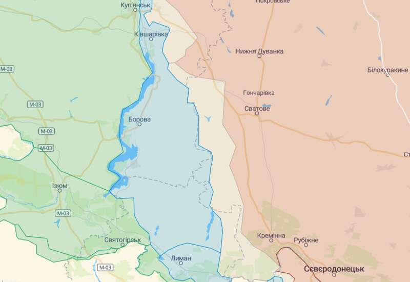 ВСУ полностью уволили Боровскую общину в Харьковской области: обновлена карта войны dqxikeidqxidqeant