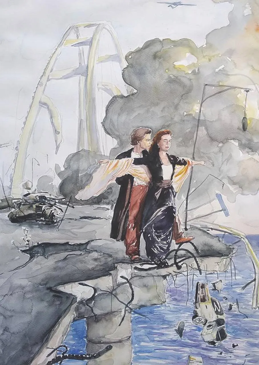 Реакція українців на пожежу на Кримському мосту