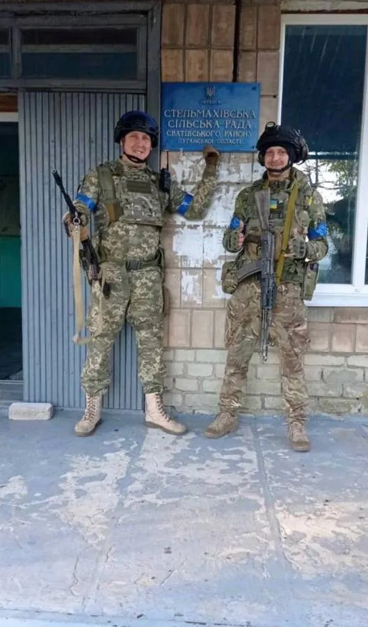 Українські захисники вже в Стельмахівці, що за 20 км від Сватового. Фото dqxikeidqxidqrant