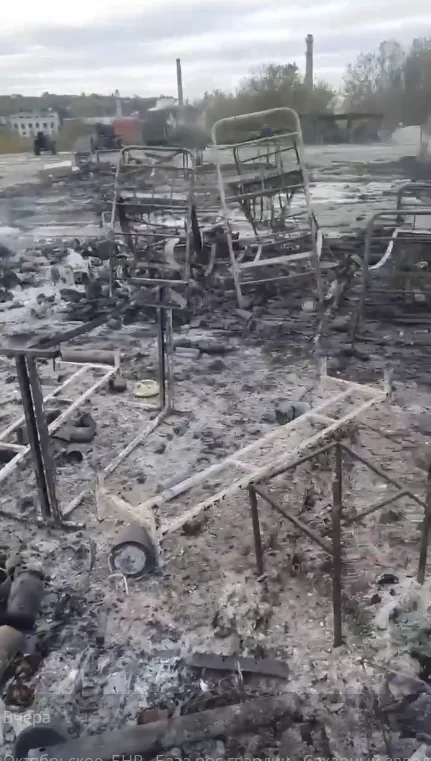 Курили там, де треба: під Бєлгородом ущент вигоріла база окупантів. Відео