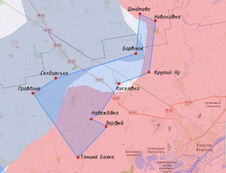 Херсонські партизани просять жителів 14 сіл евакуюватись на лівий берег Дніпра 09
