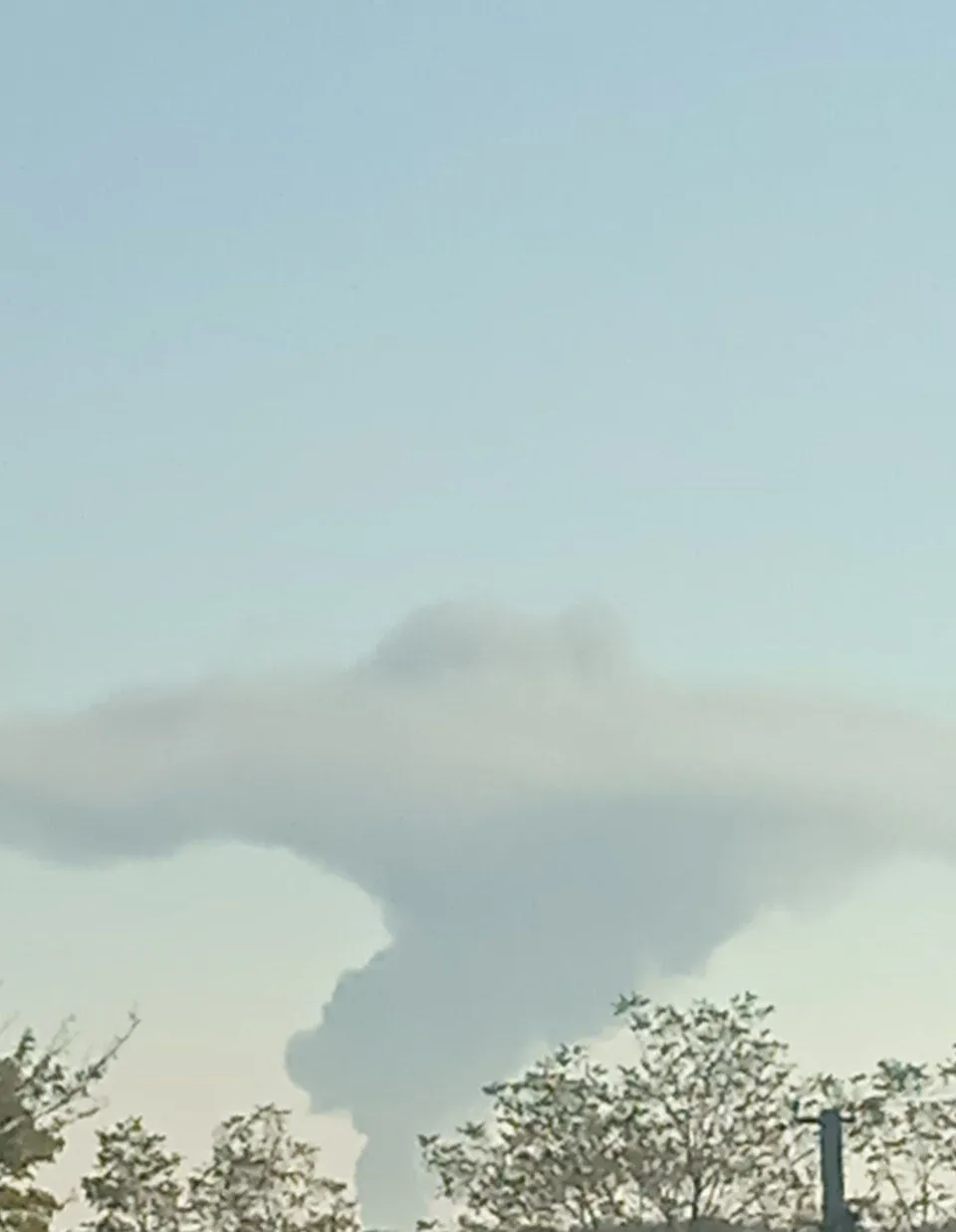 Дым в небе