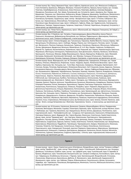 график отключения света, киев, блэкаут, свет, электричество