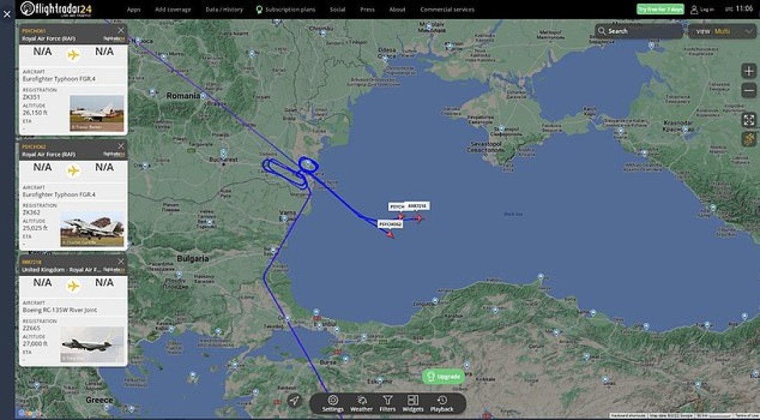 Истребители четвёртого поколения RAF Typhoon