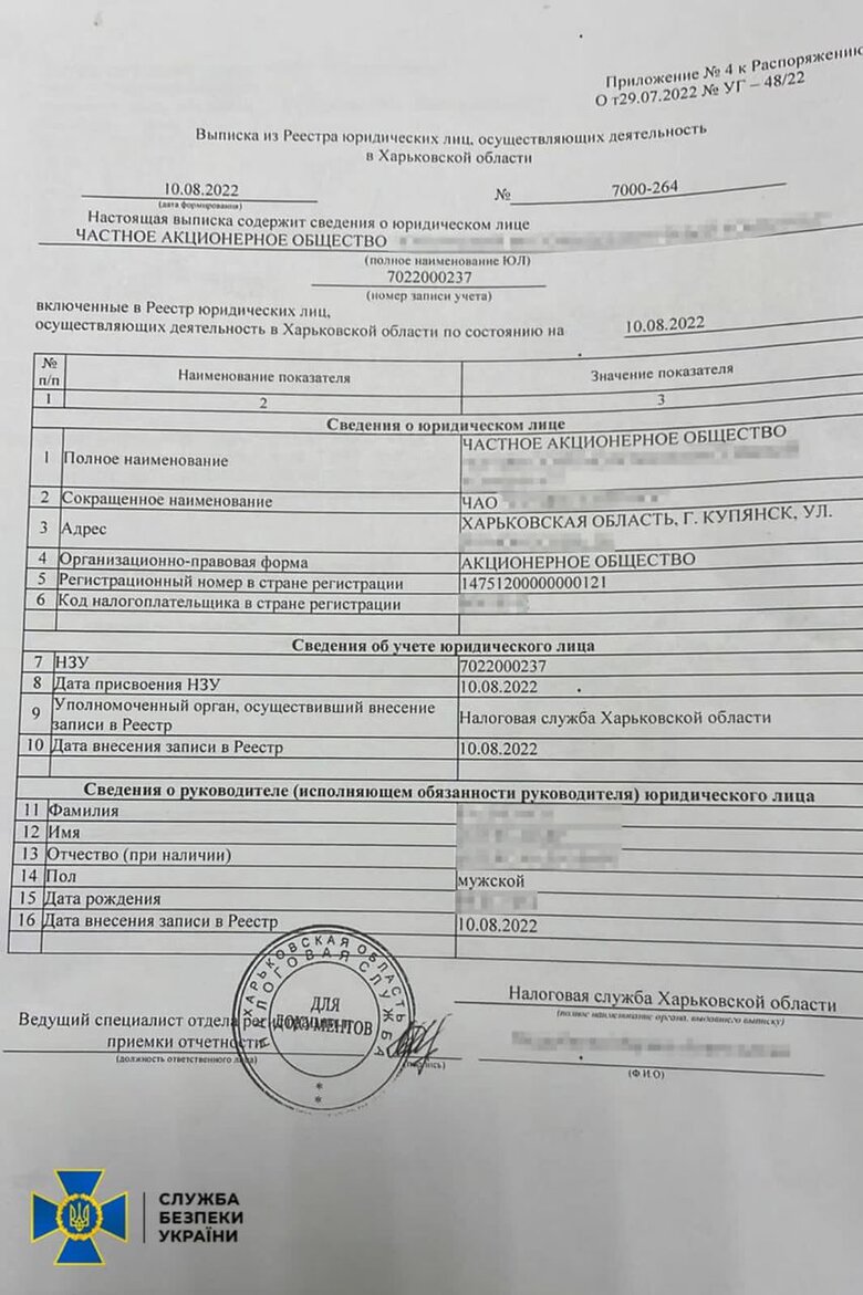 Депутат Купянского райсовета обеспечивал оккупантов продовольствием 02