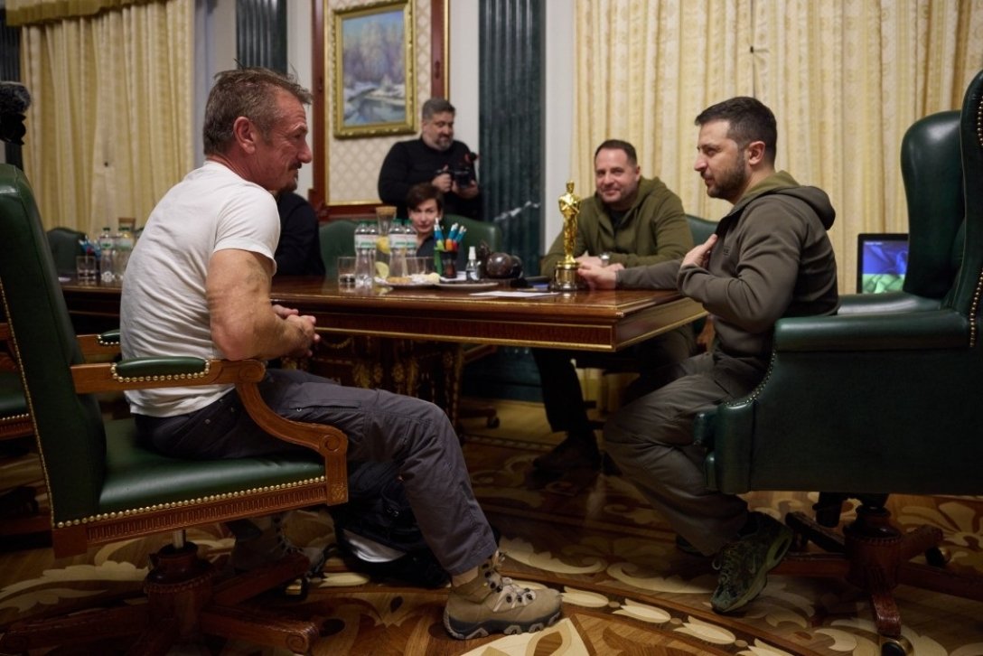 шон пенн, владимир зеленский, оскар, вручение оскара, президент украины dqxikeidqxidqrant