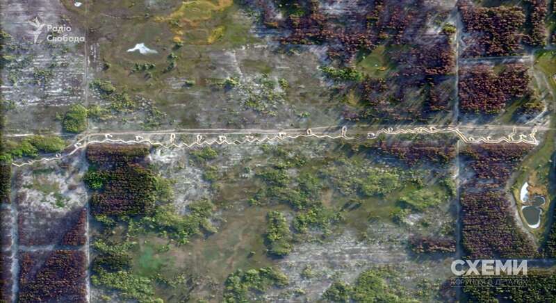 Російські позиції на перешийку Кінбурнського півострова станом на кінець жовтня Російські позиції на перешийку Кінбурнського півострова станом на кінець жовтня