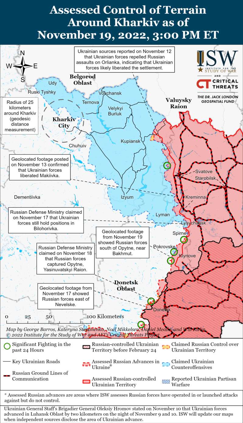 Подвижение ВСУ к Сватово и отход оккупантов из Олешек: карты боев