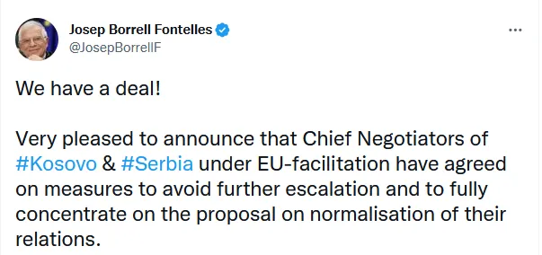 Сербия и Косово заключили соглашение о признании автомобильных номеров: что известно dqxikeidqxiuuant