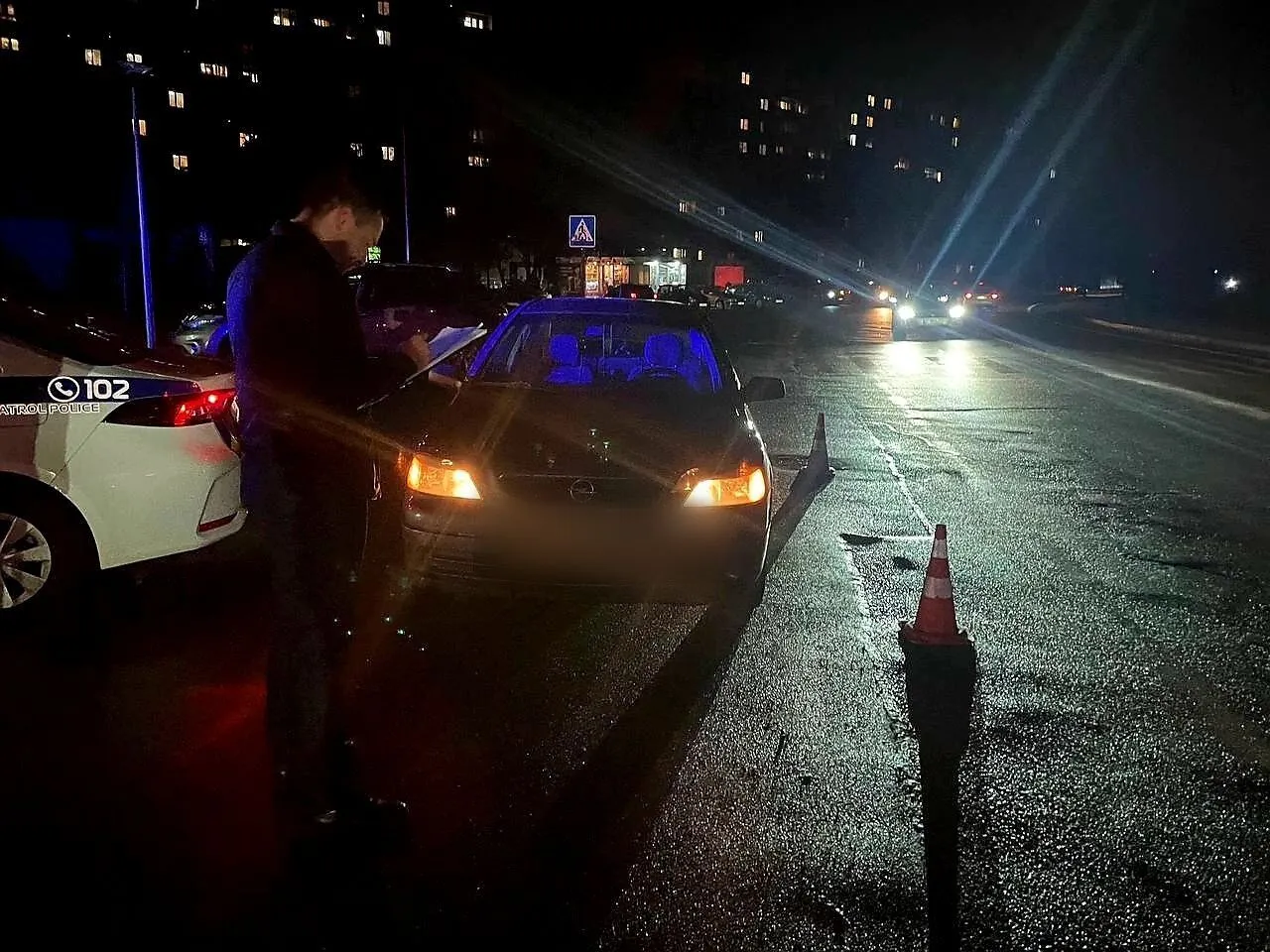 На Киевщине легковушка на переходе сбила 13-летнюю девочку. Фото