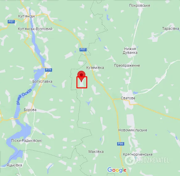 Стельмаховка на карте