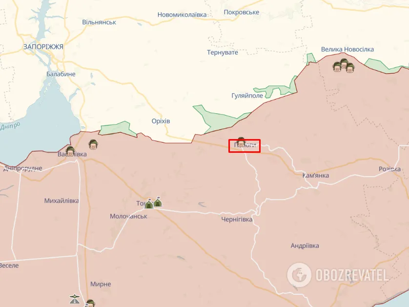 Город Пологи на карте dqxikeidqxidqeant