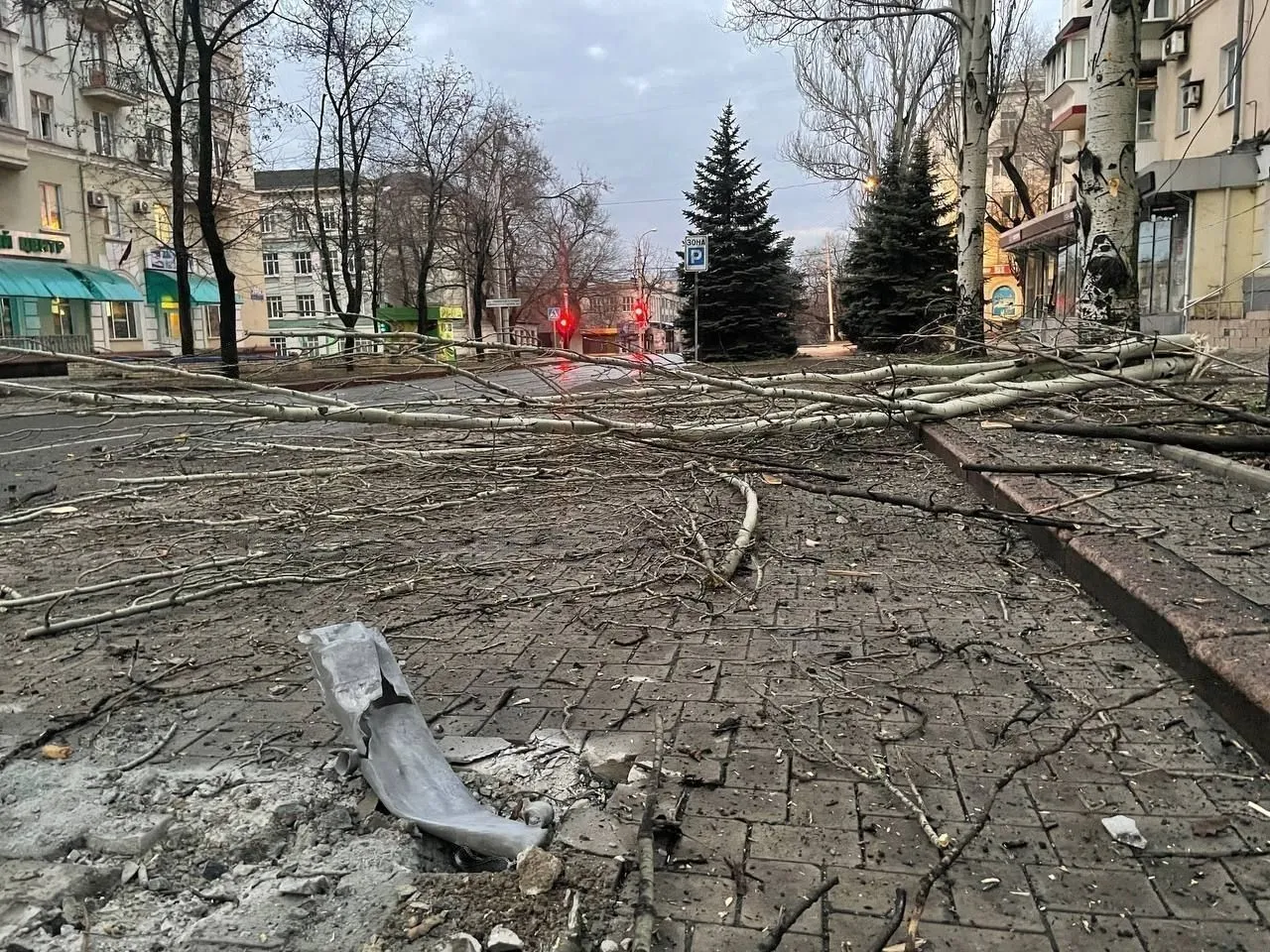 Росіяни звинуватили ЗСУ у новому ударі по центру Донецька: відео dqxikeidqxidqeant