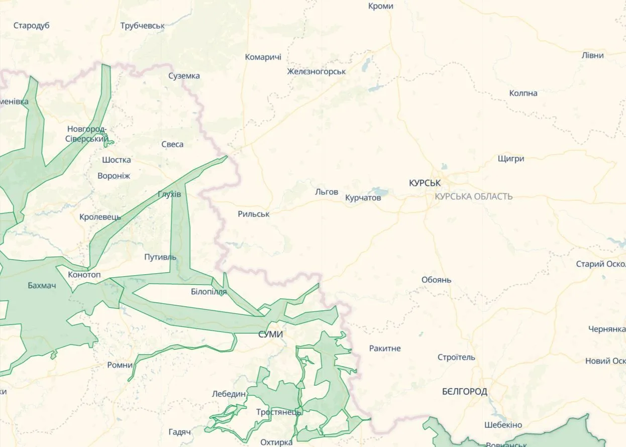 Оккупанты за сутки нанесли почти 80 ударов по Сумской области: били из минометов, гранатометов и артиллерии dqxikeidqxidqeant