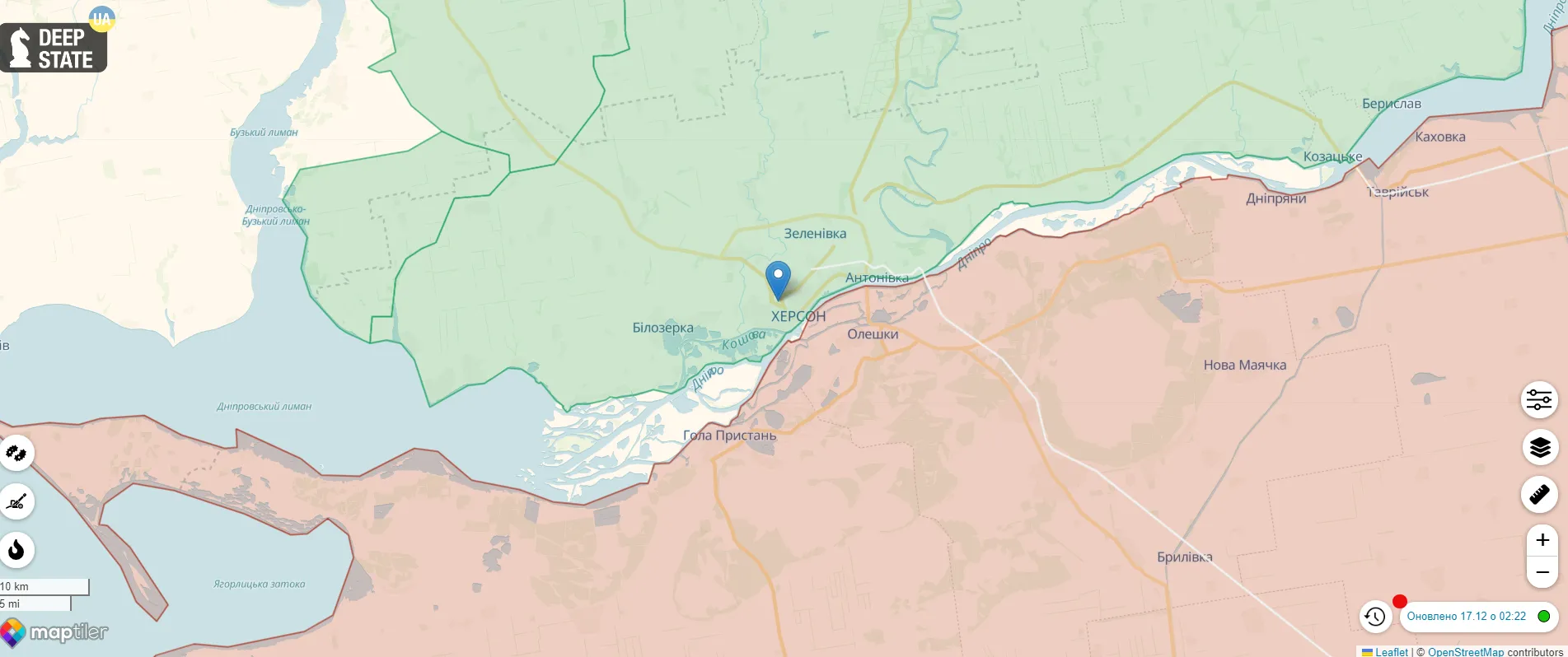 Войска РФ снова обстреляли Херсон: есть погибший