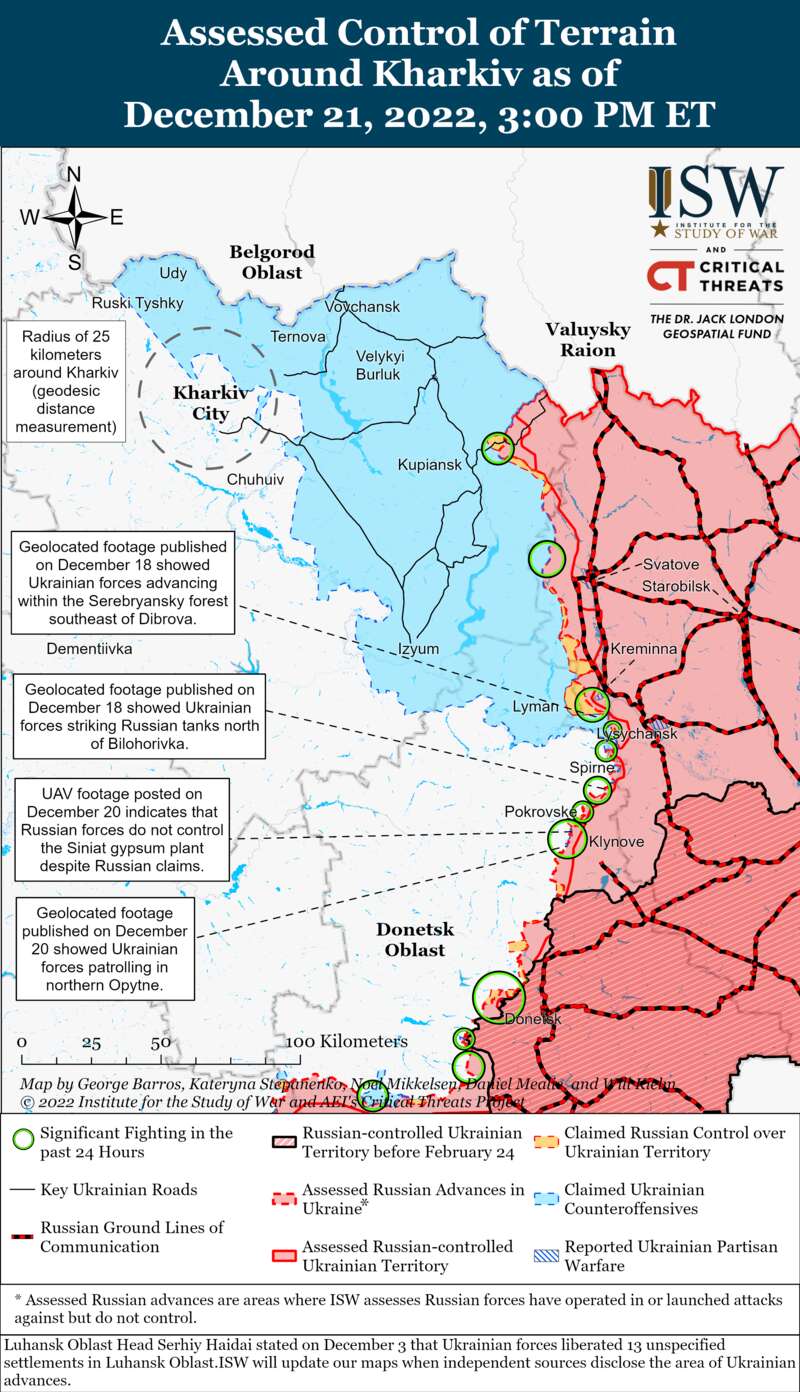 ЗСУ наближаються до Кремінної, а окупанти в Криму будують укріплення: нові карти боїв