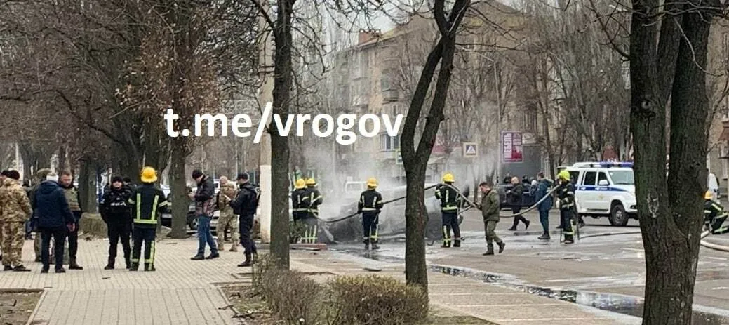 В окупованому Мелітополі підірвали авто зрадника України: з’явилися подробиці. Фото