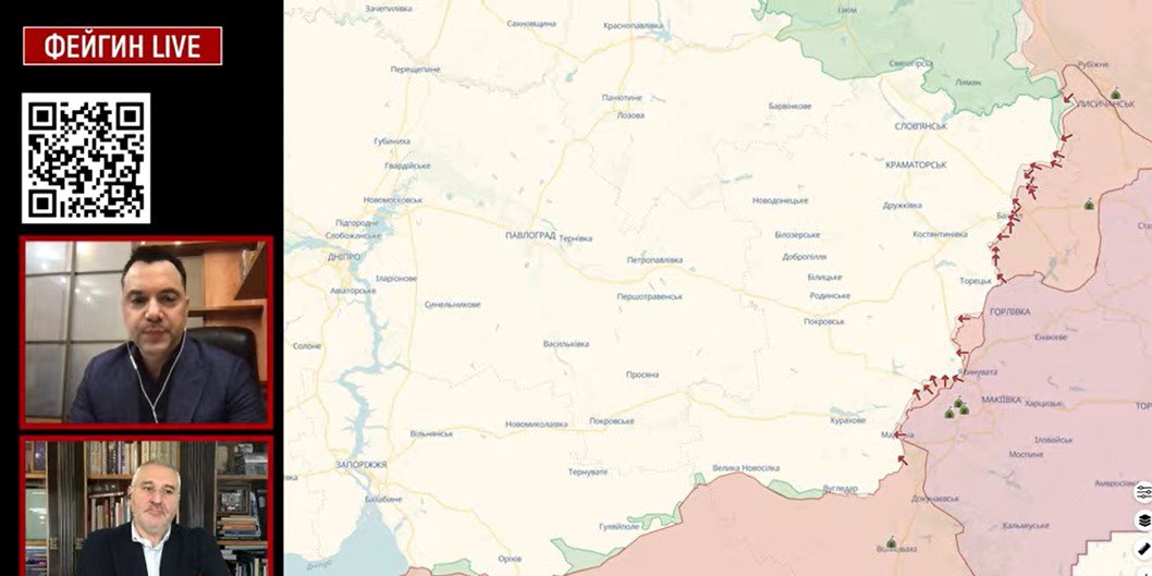 Арестович розповів про ситуацію на фронті dqxikeidqxidqeant