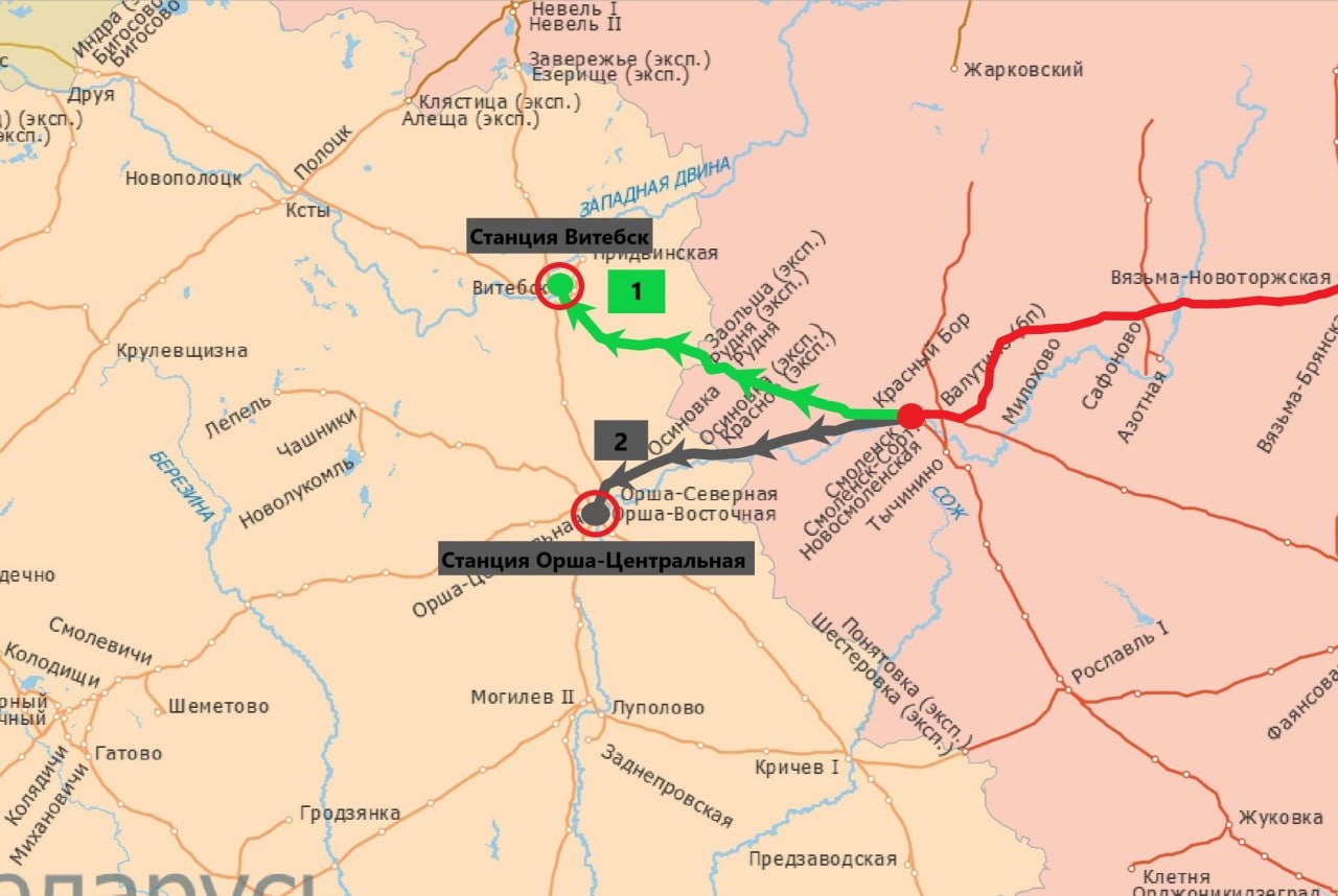 В Беларусь прибыл еще один эшелон с российскими военными, – "Гаюн" dqxikeidqxirqant