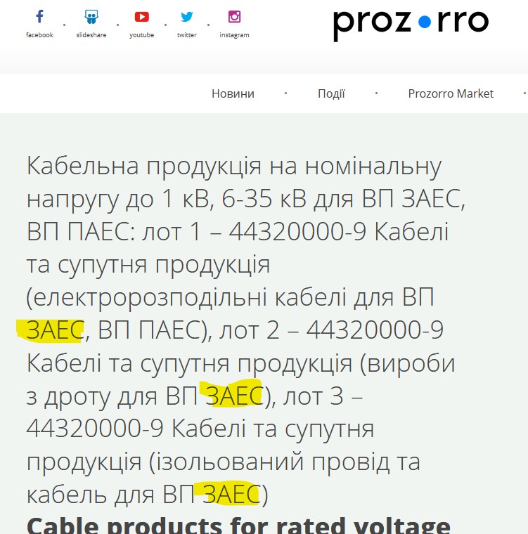 Кабель для «Энергоатома» дороже в 1,5-2 раза dqxikeidqxidqrant