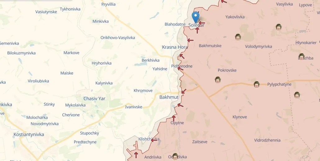 ЗСУ роблять усе можливе, щоб виснажити окупантів під Соледаром, — речник Східного угруповання ЗСУ dqxikeidqxidqrant