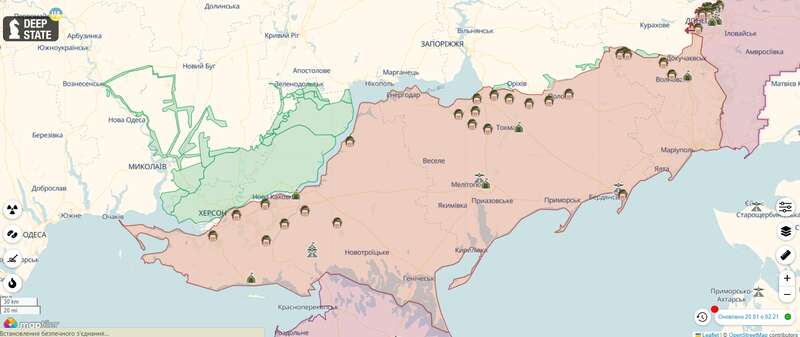 Окупанти розпочали наступ на Запорізькому напрямку, ЗСУ продовжили ’’демілітаризацію’’ ворога – Генштаб