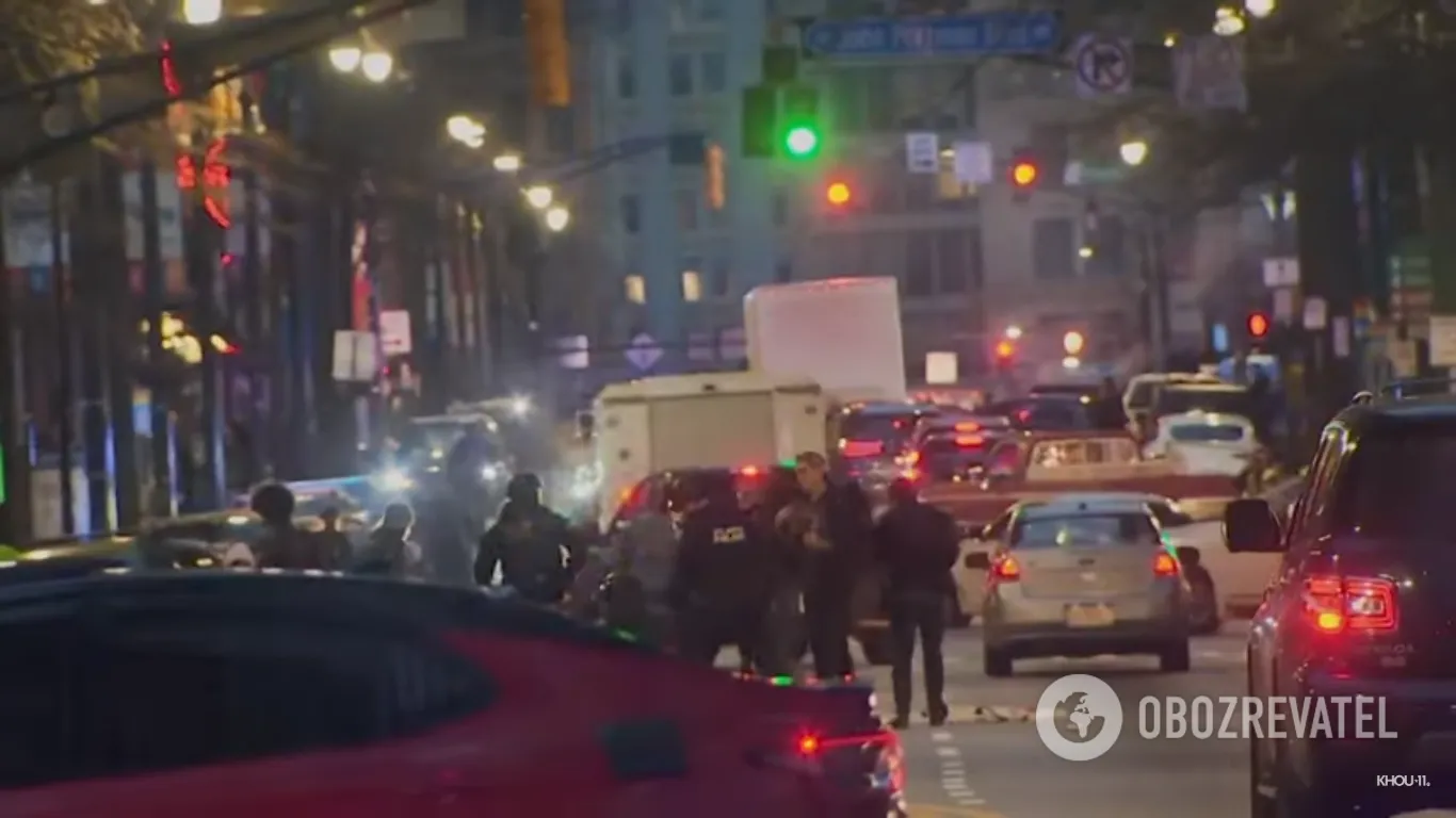 Полиция разгоняет протест в Атланте