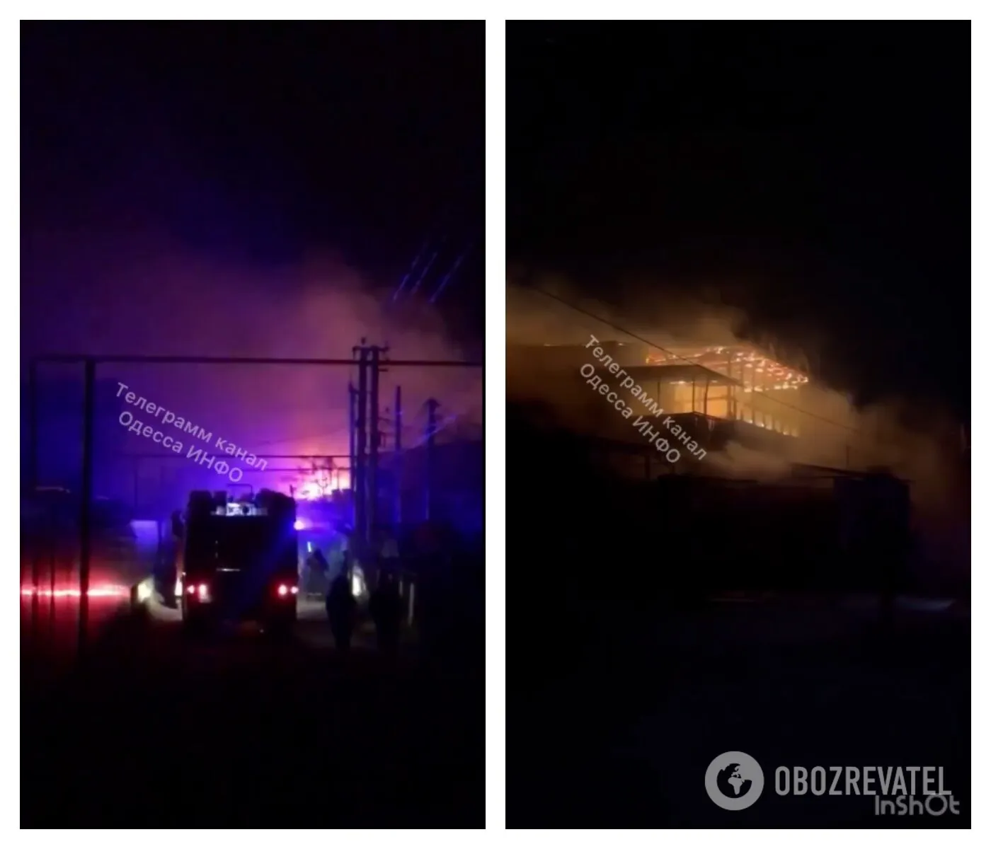 Пожар в частном секторе