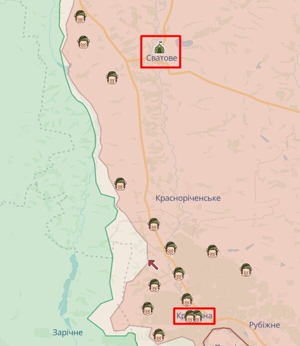 У США відзначили успіхи ЗСУ біля Кремінної: лінія фронту наближається до міста. Карта бойових дій