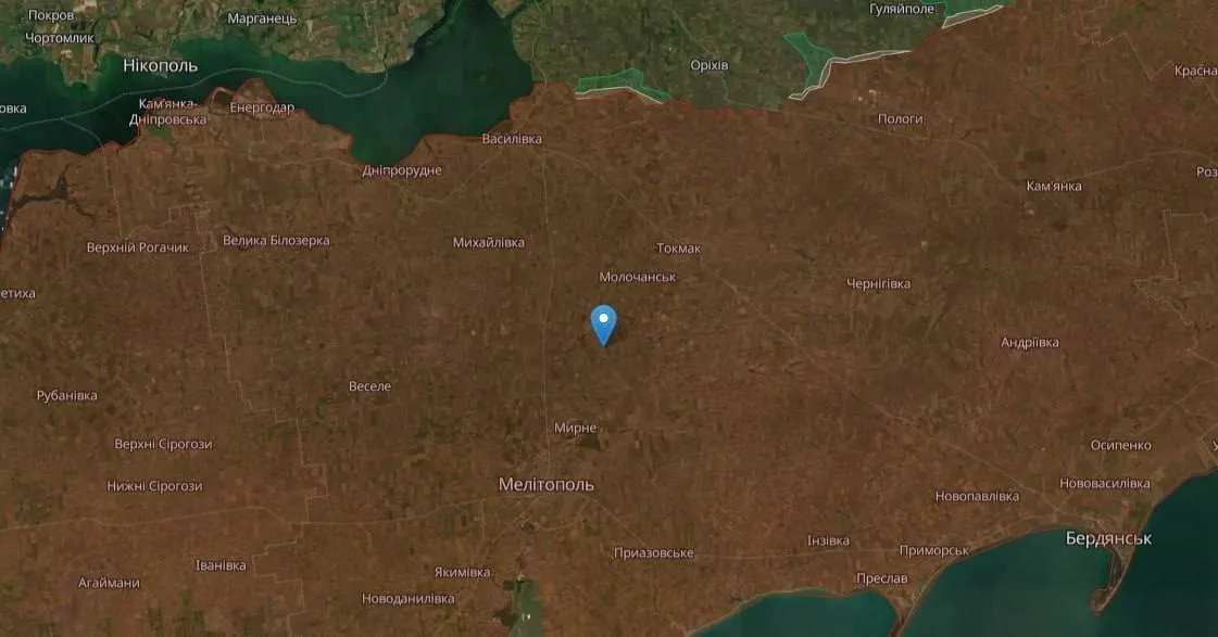 Під Мелітополем пошкодили міст, яким війська РФ возили зброю. Відео dqxikeidqxidqrant