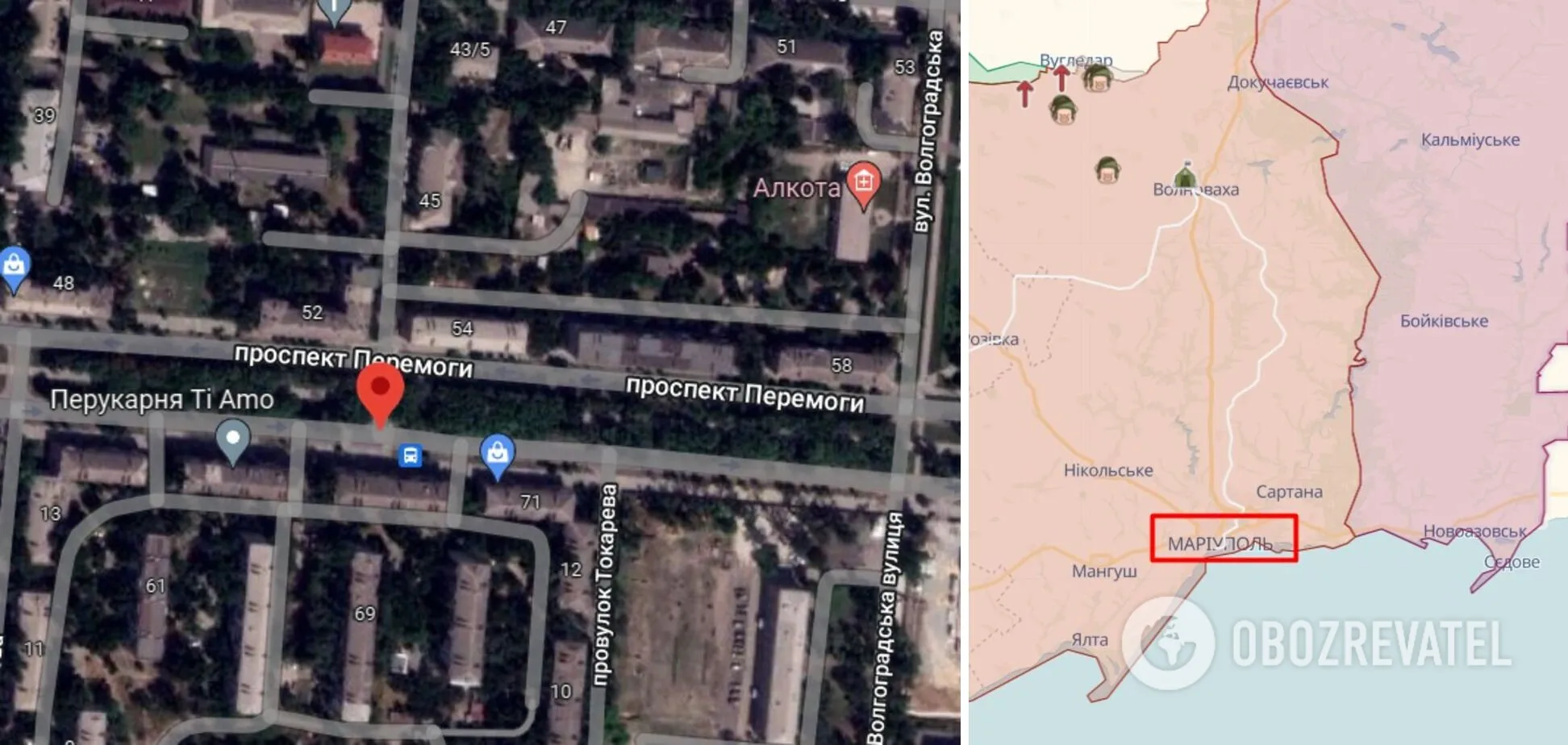 У Маріуполі загарбники підпалили кіоск підприємця-прихильника РФ, який не захотів платити хабар. Відео